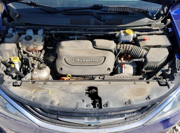 2C4RC1N76JR359466 2018 CHRYSLER PACIFICA Blue ძრავის განყოფილების ხედი