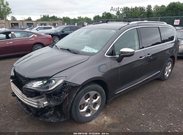 2C4RC1N77JR339663 2018 CHRYSLER PACIFICA Gray წინა მარცხენა ხედი სამი მეოთხედიდან