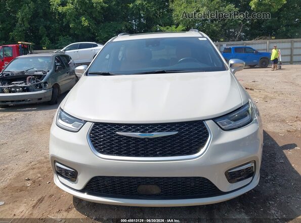 2C4RC1N77MR529323 2021 CHRYSLER PACIFICA Белый Вид щитка приборов