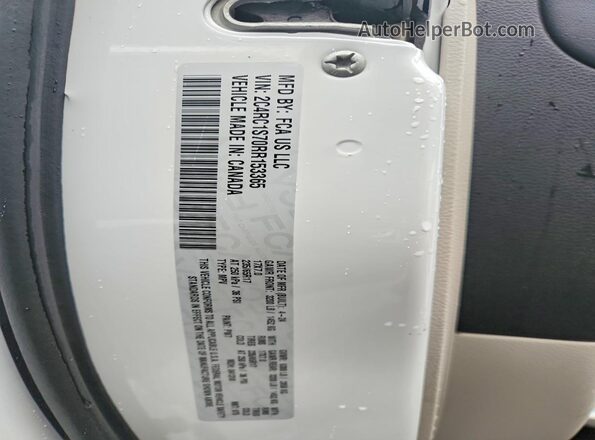 2C4RC1S70RR153365 2024 CHRYSLER PACIFICA White Вид наклейки з VIN-кодом