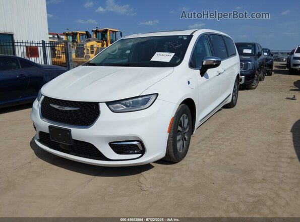 2C4RC1S74PR592386 2023 CHRYSLER PACIFICA White წინა მარცხენა ხედი სამი მეოთხედიდან