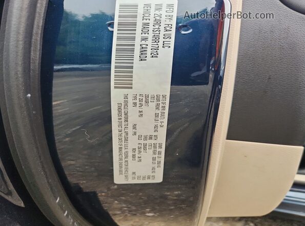 2C4RC1S74RR178124 2024 CHRYSLER PACIFICA Синий Панорамный вид салона 360°