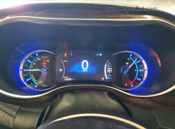 2C4RC1S75MR590481 2021 CHRYSLER PACIFICA Серый Вид щитка приборов