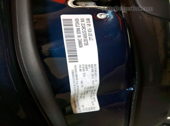 2C4RC1S75RR102735 2024 CHRYSLER PACIFICA Синий Вид подкапотного пространства