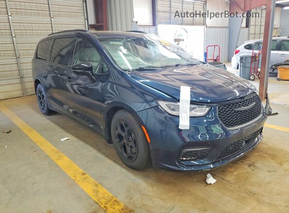 2C4RC1S75RR102735 2024 CHRYSLER PACIFICA Синий Передняя правая четверть