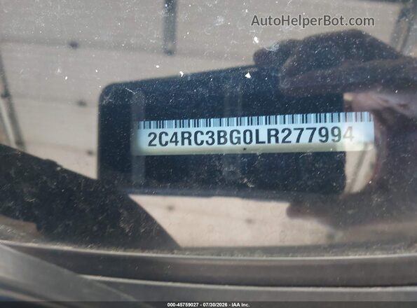 2C4RC3BG0LR277994 2020 CHRYSLER PACIFICA Gray Engine compartment view