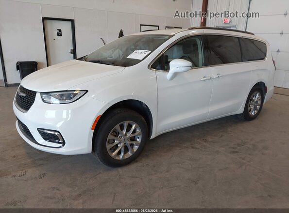 2C4RC3BG4NR161877 2022 CHRYSLER PACIFICA White წინა მარცხენა ხედი სამი მეოთხედიდან