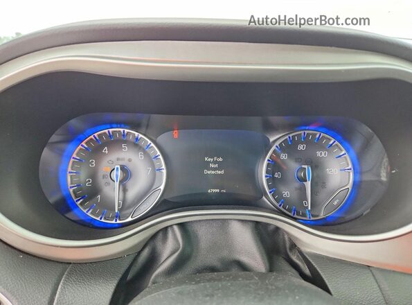 2C4RC3BG7LR267821 2020 CHRYSLER PACIFICA White Вид щитка приладів