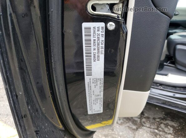 2C4RC3BG8MR518539 2021 CHRYSLER PACIFICA Черный Панорамный вид салона 360°