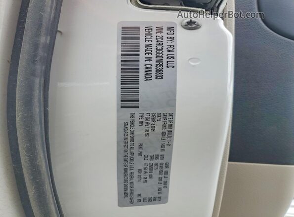 2C4RC3GG0MR536803 2021 CHRYSLER PACIFICA White სალონის 360-გრადუსიანი ხედი