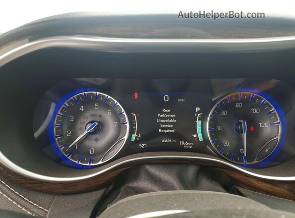 2C4RC3GG0MR536803 2021 CHRYSLER PACIFICA White ხელსაწყოთა პანელის ხედი
