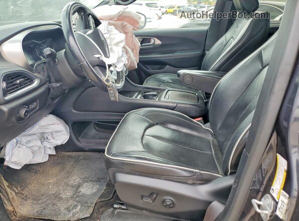 2C4RC3GG1MR536857 2021 CHRYSLER PACIFICA Black წინა სალონის ხედი