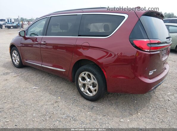2C4RC3GG1MR545249 2021 CHRYSLER PACIFICA Burgundy Tył lewy