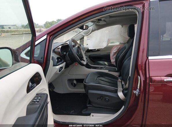 2C4RC3GG1MR545249 2021 CHRYSLER PACIFICA Burgundy Widok wnętrza z przodu