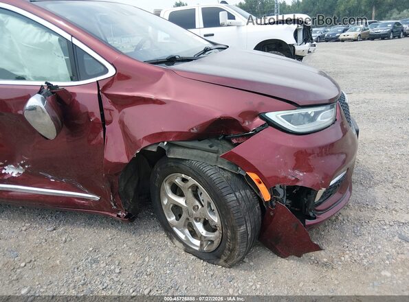 2C4RC3GG1MR545249 2021 CHRYSLER PACIFICA Burgundy Widok z przodu
