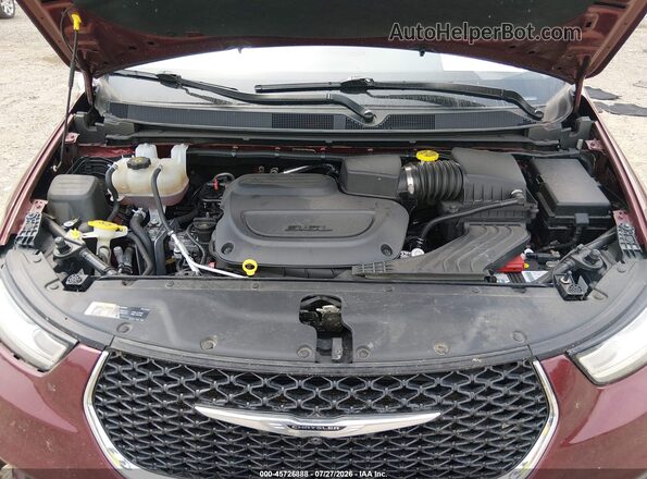 2C4RC3GG1MR545249 2021 CHRYSLER PACIFICA Burgundy Widok z tyłu