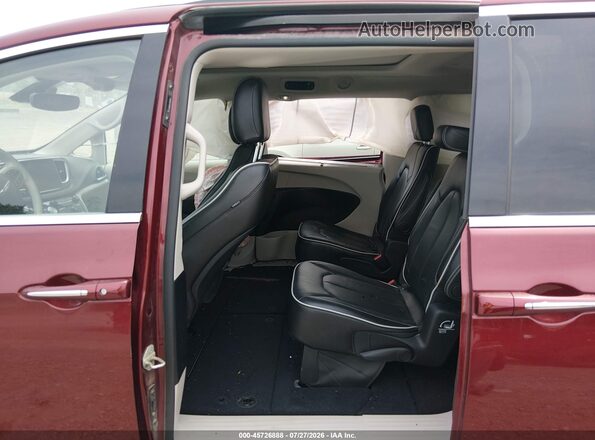 2C4RC3GG1MR545249 2021 CHRYSLER PACIFICA Burgundy Widok naklejki z numerem VIN