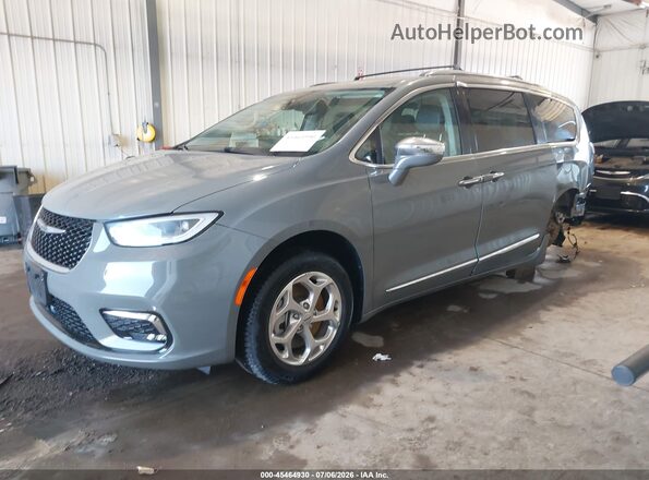 2C4RC3GG6MR544887 2021 CHRYSLER PACIFICA Серый Передняя левая четверть