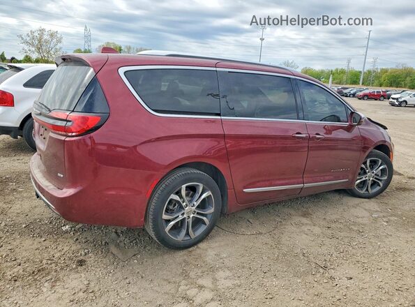 2C4RC3PG1MR502384 2021 CHRYSLER PACIFICA Burgundy უკანა მარჯვენა