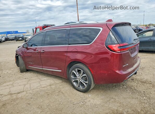 2C4RC3PG1MR502384 2021 CHRYSLER PACIFICA Burgundy უკანა მარცხენა