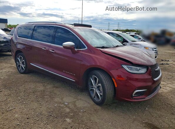 2C4RC3PG1MR502384 2021 CHRYSLER PACIFICA Burgundy წინა მარჯვენა