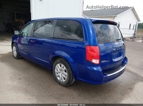 2C4RDGBG1LR236357 2020 DODGE GRAND CARAVAN Blue Հետևի ձախ