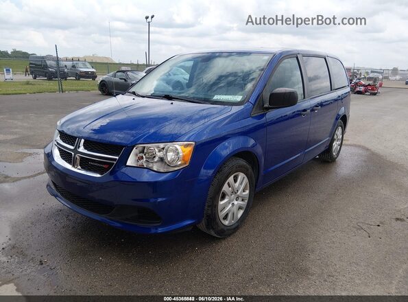 2C4RDGBG1LR236357 2020 DODGE GRAND CARAVAN Blue Առջևի ձախ երեք քառորդ տեսարան