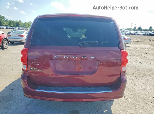 2C4RDGBG2LR239395 2020 DODGE GRAND Maroon უკანა ხედი