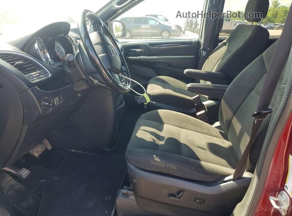 2C4RDGBG2LR239395 2020 DODGE GRAND Maroon წინა სალონის ხედი