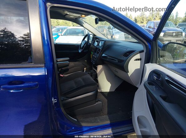 2C4RDGBG3JR296525 2018 DODGE GRAND CARAVAN Blue Front interior view