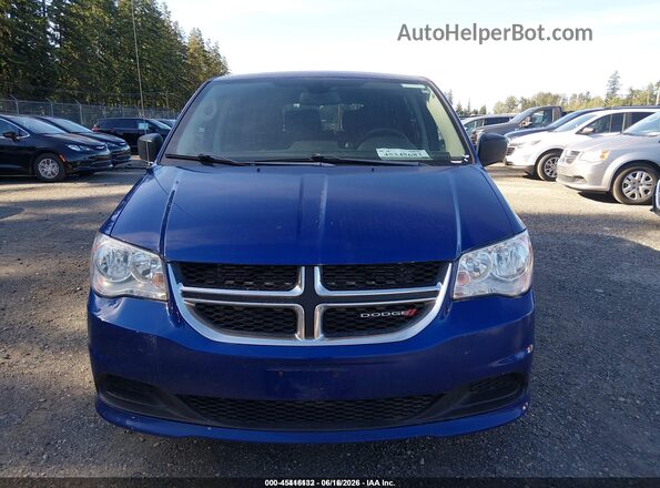 2C4RDGBG3JR296525 2018 DODGE GRAND CARAVAN Blue Instrument cluster view