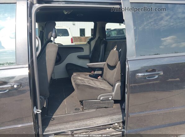 2C4RDGBG4GR107373 2016 DODGE GRAND CARAVAN Black Widok naklejki z numerem VIN