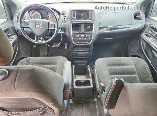 2C4RDGBG5GR184432 2016 DODGE GRAND Белый Вид панели приборов