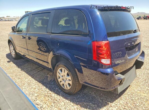 2C4RDGBG7GR130372 2016 DODGE GRAND Синий Задняя левая четверть