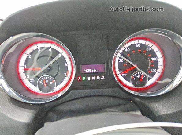 2C4RDGBG7GR130372 2016 DODGE GRAND Синий Вид щитка приборов