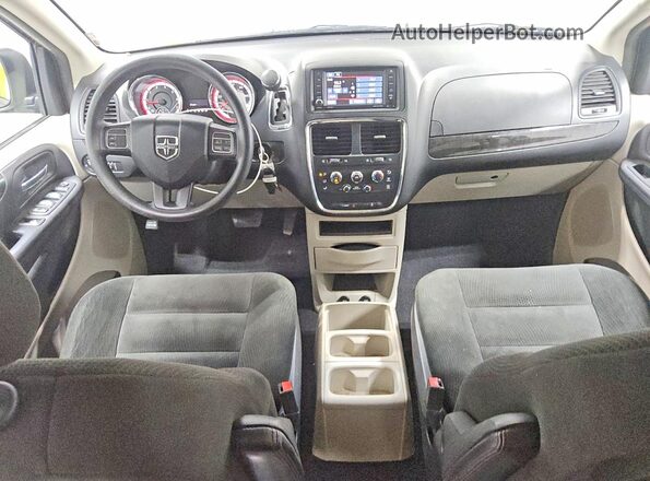 2C4RDGBG7GR130372 2016 DODGE GRAND Синий Вид панели приборов