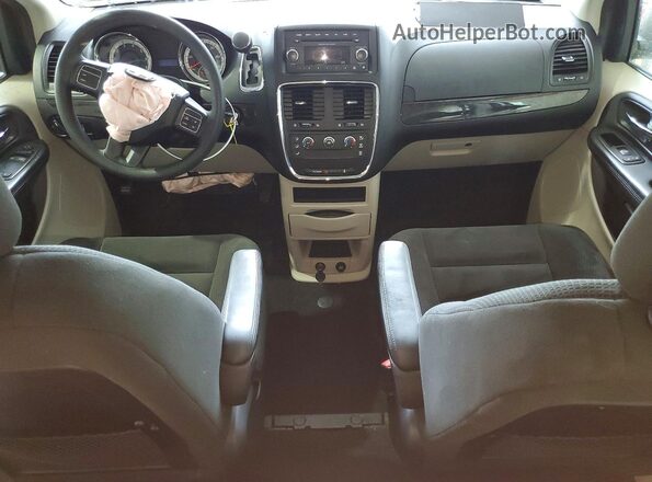 2C4RDGBG7GR154588 2016 DODGE CARAVAN Белый Вид панели приборов