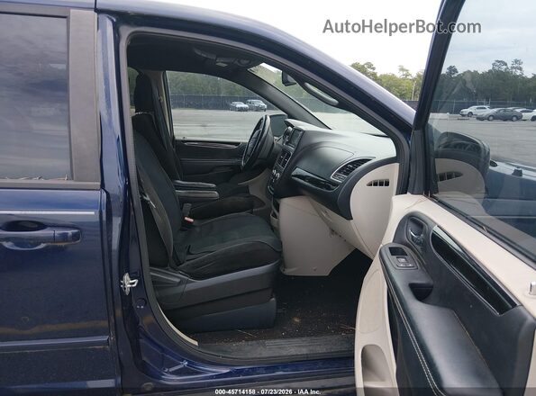 2C4RDGBG7GR236806 2016 DODGE GRAND CARAVAN Blue Front interior view