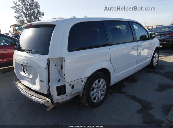 2C4RDGBG7GR321516 2016 DODGE GRAND CARAVAN White Tył prawy