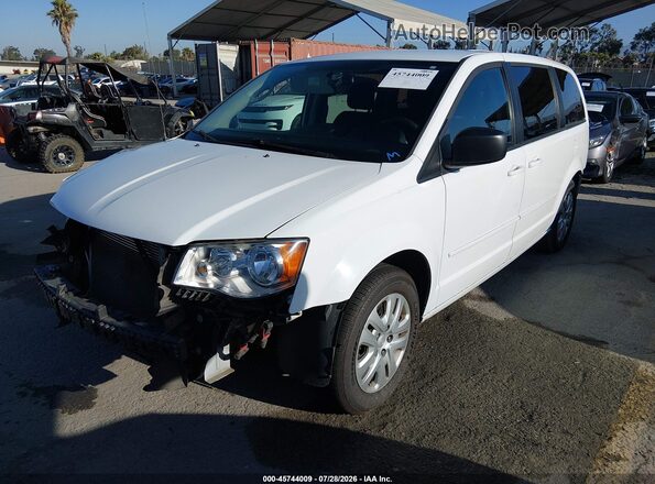 2C4RDGBG7GR321516 2016 DODGE GRAND CARAVAN White Przód lewy