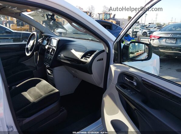 2C4RDGBG7GR321516 2016 DODGE GRAND CARAVAN White Widok wnętrza z przodu