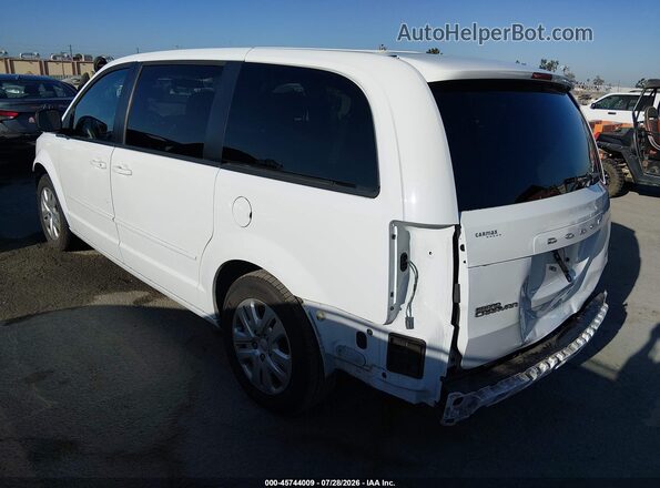 2C4RDGBG7GR321516 2016 DODGE GRAND CARAVAN White Tył lewy