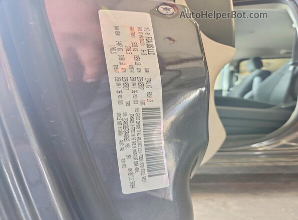 2C4RDGBG7GR402063 2016 DODGE GRAND Gray VIN sticker view