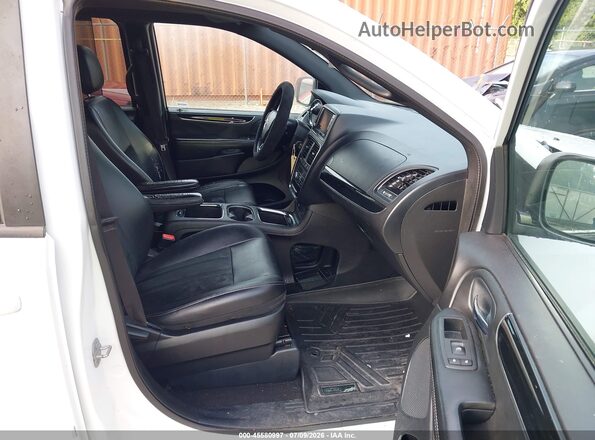 2C4RDGCG0GR109295 2016 DODGE GRAND CARAVAN White Widok wnętrza z przodu