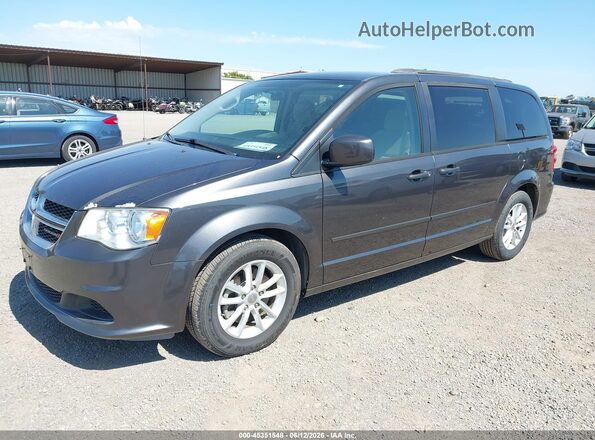 2C4RDGCG0GR347258 2016 DODGE GRAND CARAVAN Gray Vista tres cuartos delantera izquierda
