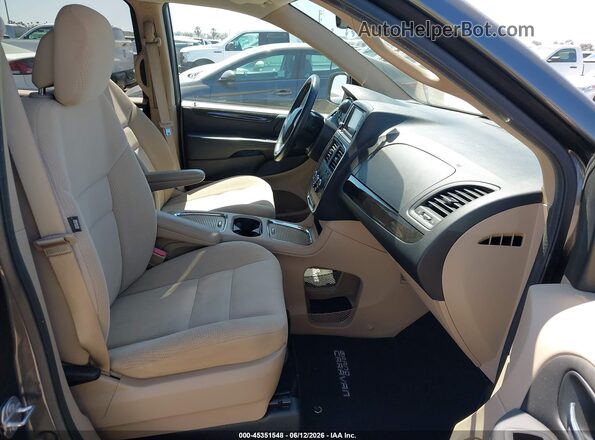 2C4RDGCG0GR347258 2016 DODGE GRAND CARAVAN Gray Vista interior delantera