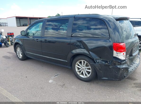 2C4RDGCG0GR347907 2016 DODGE GRAND CARAVAN Black Задня ліва чверть