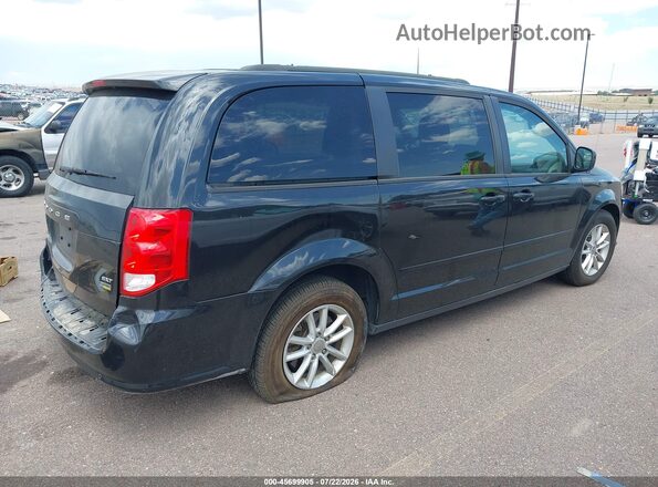 2C4RDGCG0GR347907 2016 DODGE GRAND CARAVAN Black Задня права чверть
