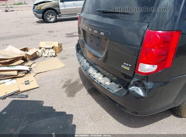 2C4RDGCG0GR347907 2016 DODGE GRAND CARAVAN Black Вид задньої частини салону