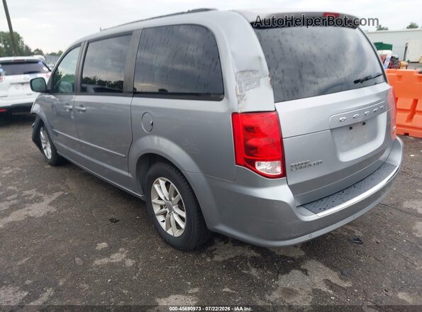 2C4RDGCG0GR379157 2016 DODGE GRAND CARAVAN Silver Trasero izquierdo